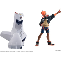 Officiële Pokemon G.E.M Series figure Raihan & Duraludon statue